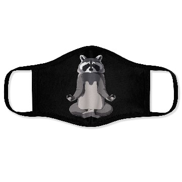Discover Meditate Raccoon Face Masks