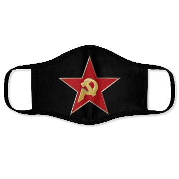 Discover Hammer and sickle Face Masks