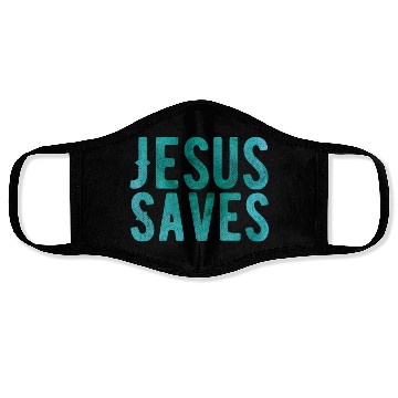Discover Christian Store - Jesus Saves - Christian Face Masks