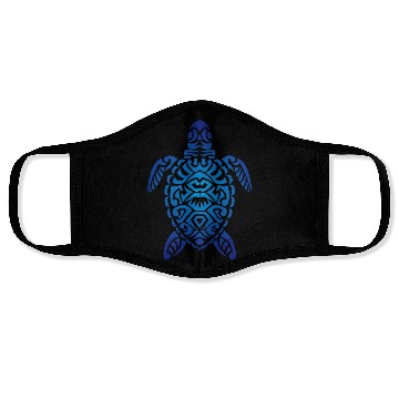 Discover tribal turtle Face Masks