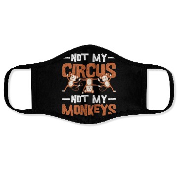 Discover Monkey Circus Face Masks