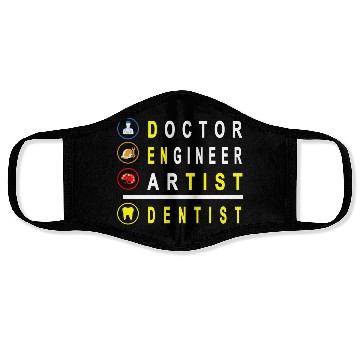 Discover Doctor Engineer Artist Combine Dentist Face Masks