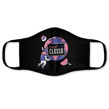 Discover Earth Closed Sign Meme Parks Stores Closed Face Masks