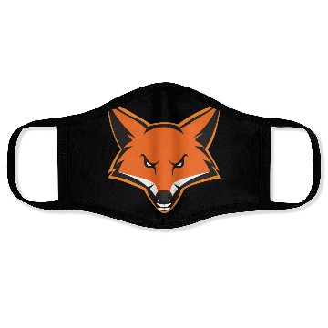 Discover Fox mascot Face Masks