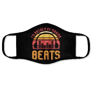 Discover I'd rather be making beats - Producer Face Masks