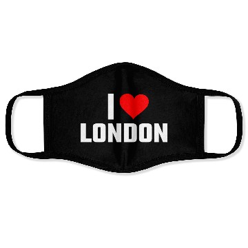 Discover I love London Face Masks