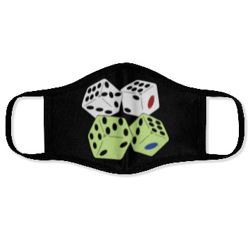Discover roll ludo dice Face Masks