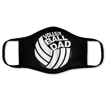 Discover Volleyball Dad Face Masks