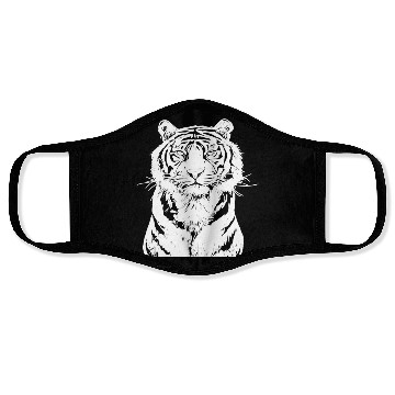 Discover White Tiger Face Masks