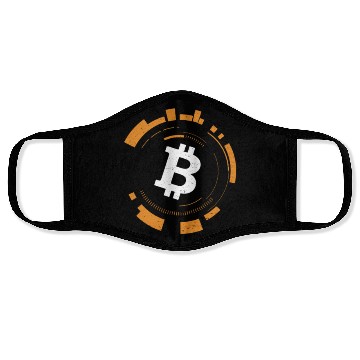 Discover Face Masks bitcoin tech logo bitcoin crypto trader btc gi