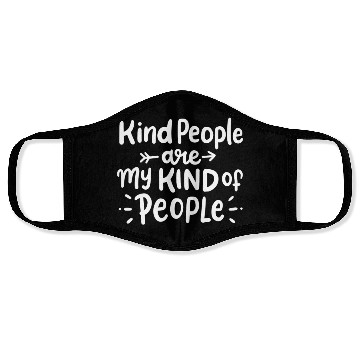 Discover Kindness People Inspirational Face Masks