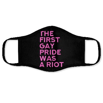 Discover The first gay pride was a riot - Gay Pride LGBT Face Masks
