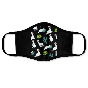 Discover Sleepy Llama Face Masks