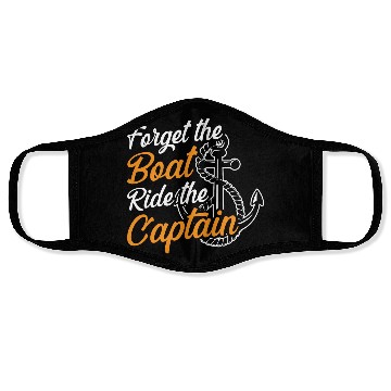 Discover Ride Captain - Boat Captain Face Masks