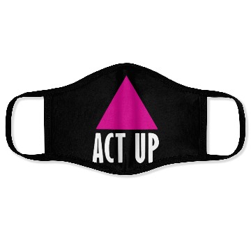 Discover Act Up - Silence Death AIDS Face Masks