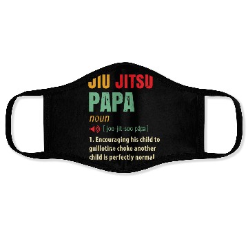 Discover Funny Jiu Jitsu Face Masks - JiuJitsu - Papa Gift - Pap