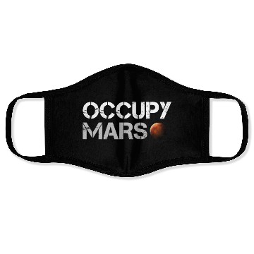 Discover Occupy Mars Space Face Masks
