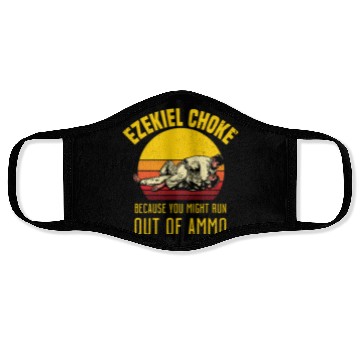 Discover Funny Jiu Jitsu Face Masks - Ezekiel Choke - Jiujitsu H