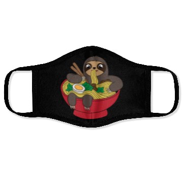 Discover Sloth Ramen Noodles For Animal Lovers Face Masks For