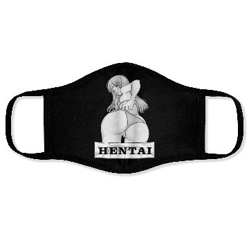 Discover hen Anime Waifu japanese sexy bikin Girl Ahegao Face Masks