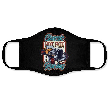 Discover Classic Hot Rod Racing Face Masks