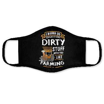Discover Farming Farm Dirty Stuff Farmer Face Masks