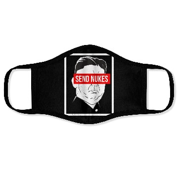 Discover Send Nukes World War 3 Meme Face Masks