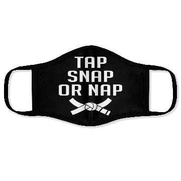 Discover Tap Snap Or Nap - Jiu-jitsu Face Masks