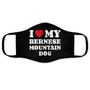 Discover Bernese Mountain Dog Face Masks
