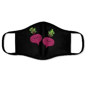 Discover We Got The Beat Cute Vegetable Pun Face Masks