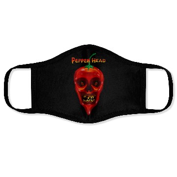 Discover Pepper Head Skull Face Masks