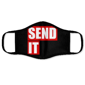 Discover Send it Face Masks