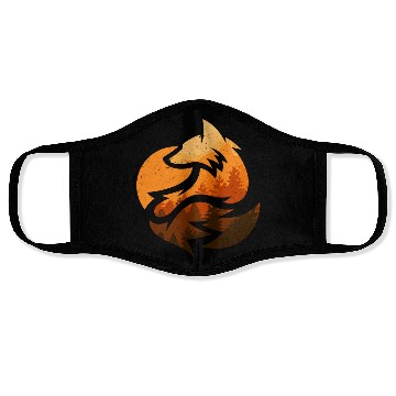 Discover Fox Animal Design Gifts Face Masks