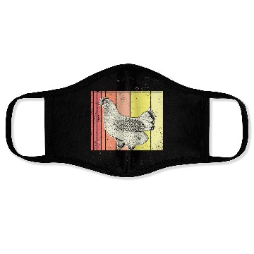 Discover Chicken Chickens Whisperer Chicken Farmer Gift Face Masks
