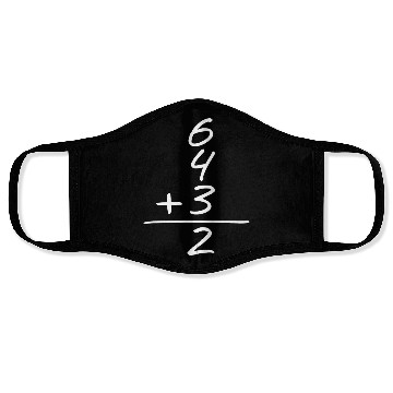 Discover Baseball Inspired 6 4 3 Double Play Turn Two Design Face Masks