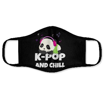 Discover K-POP and chill. Black #2 Face Masks