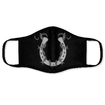 Discover Horseshoe Wrapped in Barbed Wire Face Masks