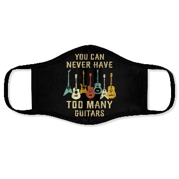 Discover Guitar Saying Face Masks