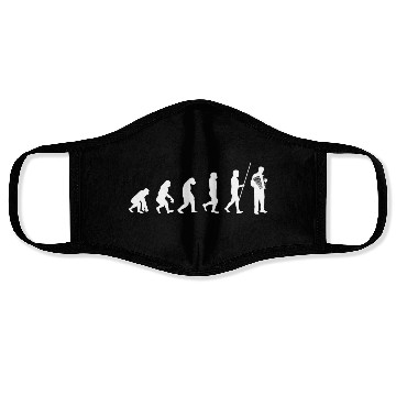 Discover Evolution accordion musical instrument gift Face Masks