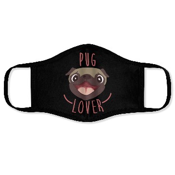 Discover Pug Lover - Pug Face Masks