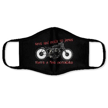 Discover Says Red Molly to James Face Masks