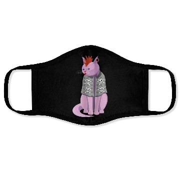 Discover Punk Rock Cat Face Masks