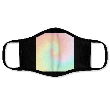 Discover Tie Dye Pastel Swirl Tie Dye Face Masks