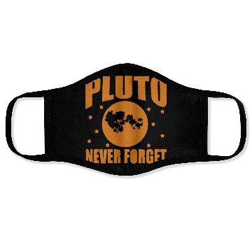 Discover Pluto Never Forget Face Masks
