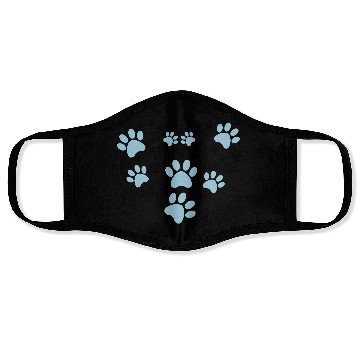 Discover Heart of paws - Dog & Cat lover gift - Pawprint Face Masks