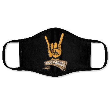 Discover Rock and Roll Face Masks