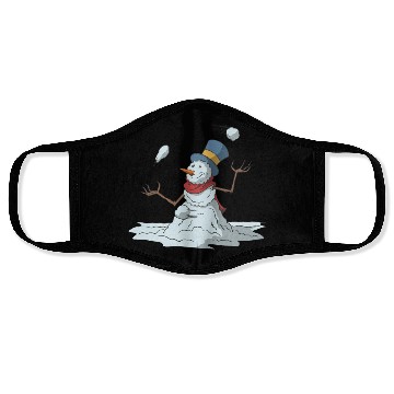 Discover Snowman juggling Face Masks