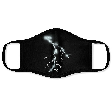 Discover Lightning Thunder Bolt Storm Strikes Cool Gifts Face Masks