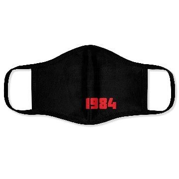 Discover War is peace, George Orwell Portrait, 1984 Face Masks