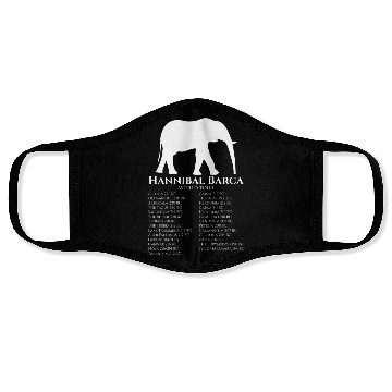 Discover Hannibal Barca World Tour - Carthaginian Empire Face Masks